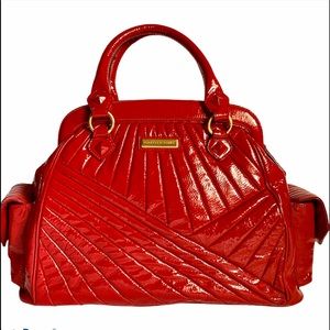 Isabella Fiore Red patent leather satchel